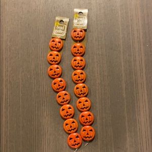 Jack o lantern beads
